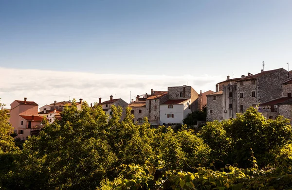 Pohled na Valle-Bale v Istrii. Chorvatsko — Stock fotografie