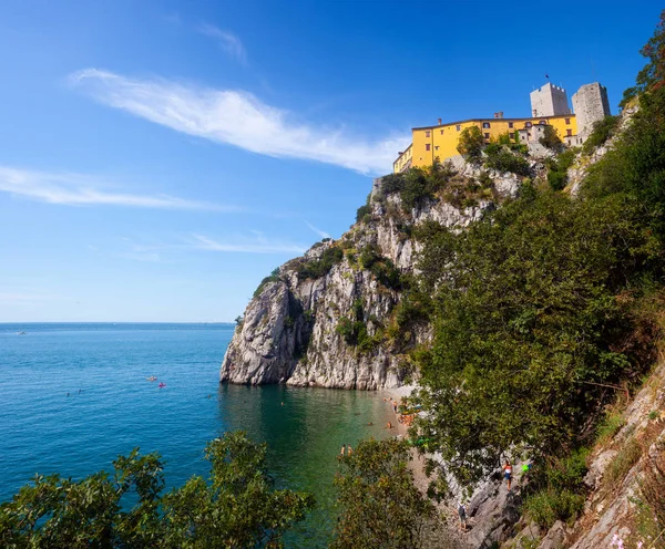 Playa del Príncipe, Duino — Foto de Stock