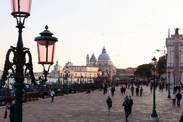 Venetië Italië Mei Typisch Venetië Uitzicht Basiliek Van Maria Van — Stockfoto