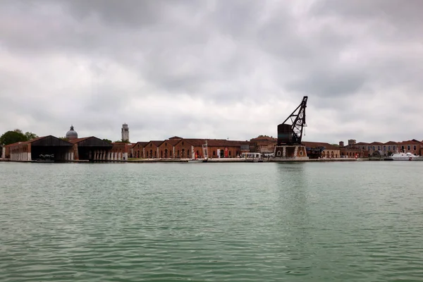 Arsenal in Venice during the biennial of modern art — Stock Photo, Image