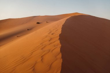 Günbatımı, çöl, Al Khatim, Emirates Abu Dabi'de dışında