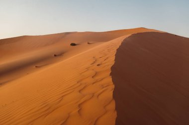 Günbatımı, çöl, Al Khatim, Emirates Abu Dabi'de dışında