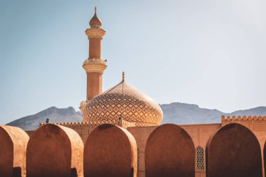 Tarihi Kalesi şehrin Nizwa, Umman.
