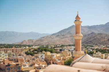 Tarihi Kalesi şehrin Nizwa, Umman.