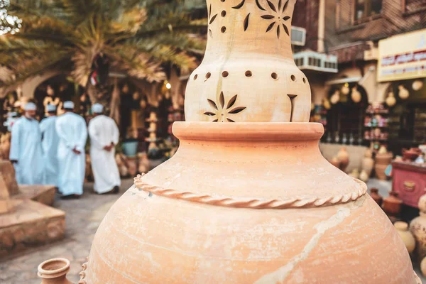 Traditionele Ambachtelijke Potten Nizwa Oude Hoofdstad Van Oman — Stockfoto