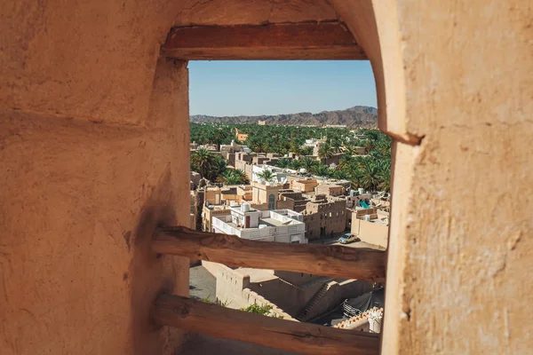 Het Historische Fort Stad Nizwa Oman — Stockfoto