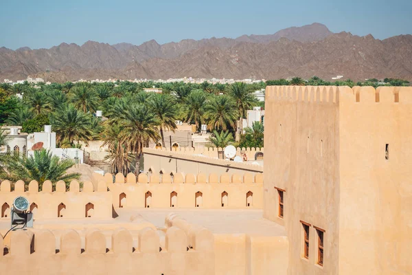 Het Historische Fort Stad Nizwa Oman — Stockfoto