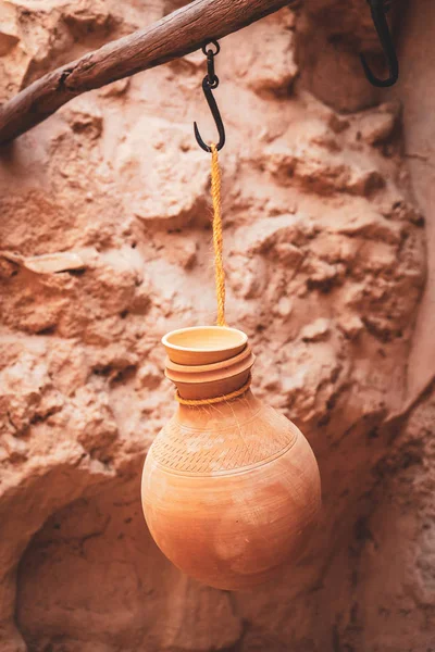 Pots Artisanaux Traditionnels Nizwa Ancienne Capitale Oman — Photo