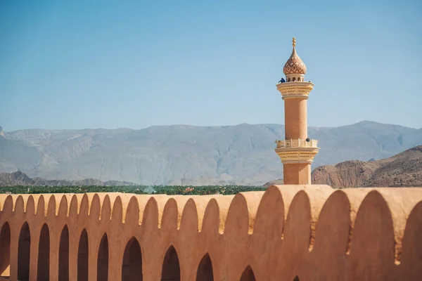 Die Historische Festung Der Stadt Nizwa Oman — Stockfoto