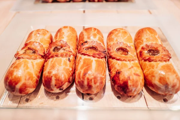 Tradicional Pate Riesling Torta Carne Luxemburgo — Fotografia de Stock