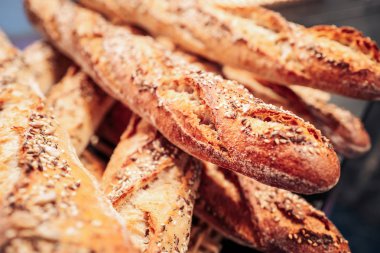 Fransız baget ekmek taze ve huysuz