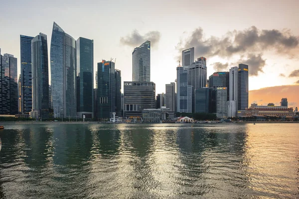 Ciudad Moderna Singapur — Foto de Stock
