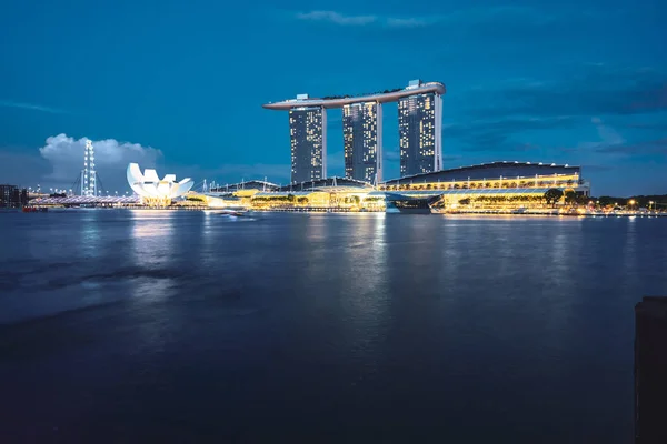 Ciudad Moderna Singapur — Foto de Stock