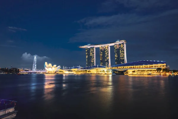 Ciudad Moderna Singapur — Foto de Stock