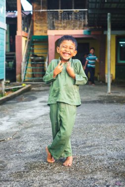 Kuching/Sarawak/Malezya/Haziran 2014: Str yerel yaşam