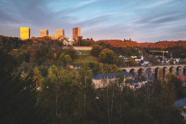 Eski Lüksemburg 'un harika manzarası