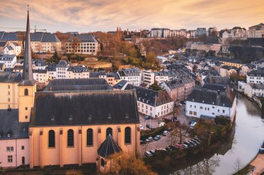 Eski Lüksemburg 'un harika manzarası
