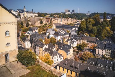 Eski Lüksemburg 'un harika manzarası