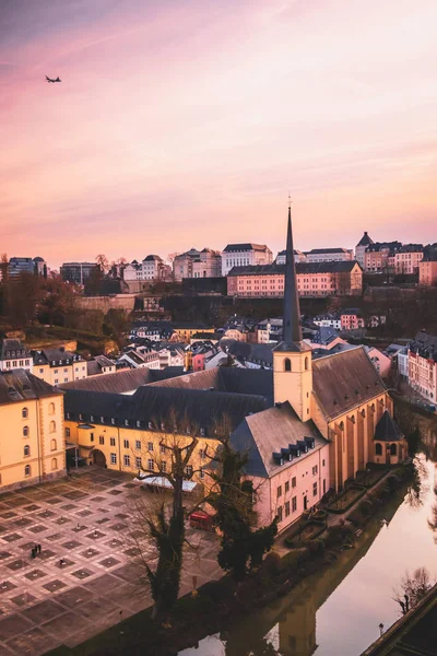 Maravillosa vista sobre la ciudad vieja de Luxemburgo —  Fotos de Stock