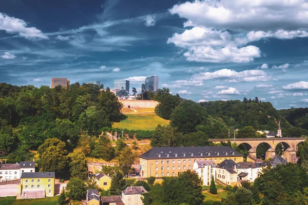 Miasto Luksemburg — Zdjęcie stockowe