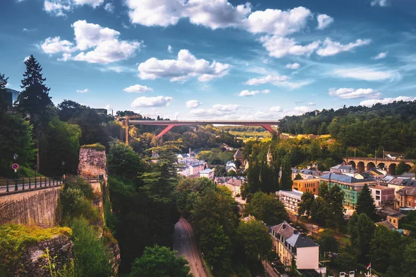 The city of Luxembourg — Stock Photo, Image