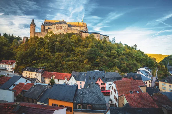 Zamek w Vianden, Luksemburg — Zdjęcie stockowe