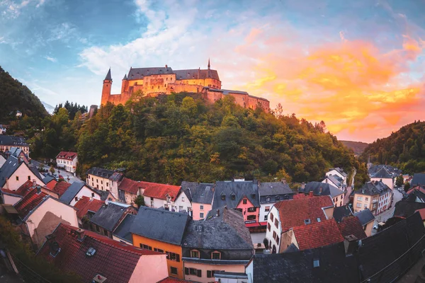 Zamek w Vianden, Luksemburg — Zdjęcie stockowe