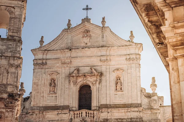 Martina Franca San Martino Bazilikası loca bir başyapıt — Stok fotoğraf
