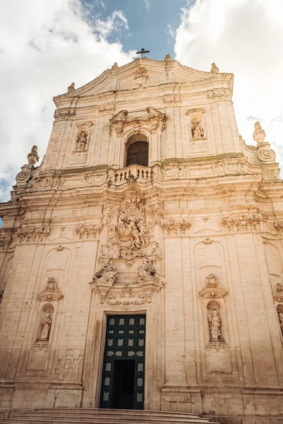 The San Martino Basilica in Martina Franca a masterpiece of loca — Stock Photo, Image
