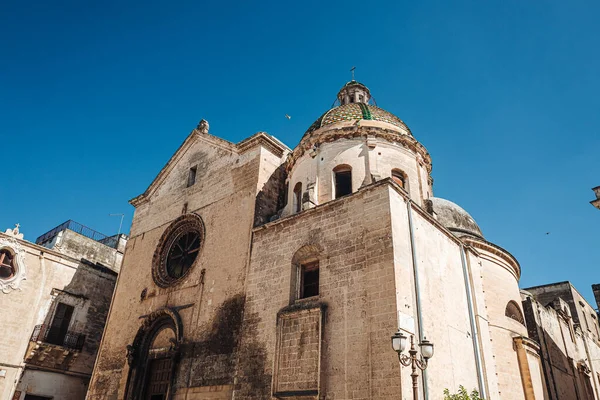 Wspaniała architektura katedry w Grottaglie, Pugli — Zdjęcie stockowe