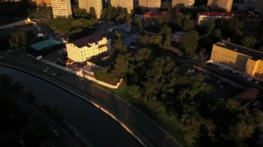 Moskova binalar havadan görünümü