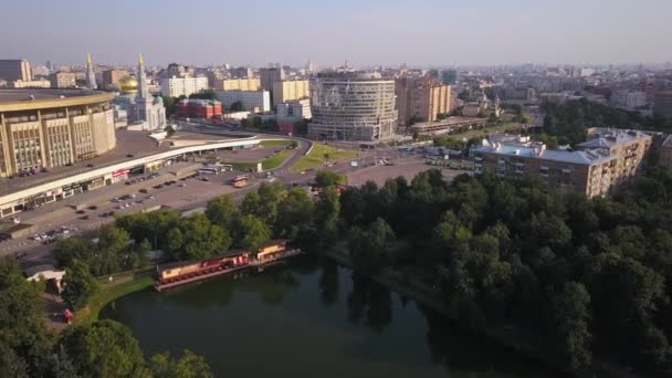 Moskova Olimpiyat Avenue — Stok video