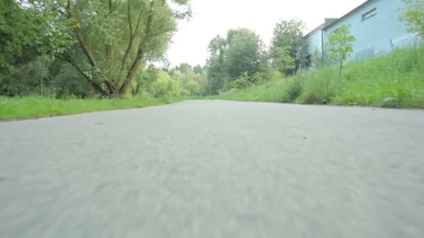 Caminhada subjetiva no Parque . — Vídeo de Stock