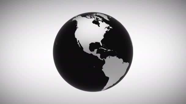 Motion Earth powierzchni bliska koncepcji biznesowej — Wideo stockowe