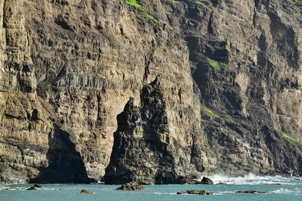 Gran Canaria Mezník Rozbité Osamělý Skalní Dedo Dios Prst Boží — Stock fotografie