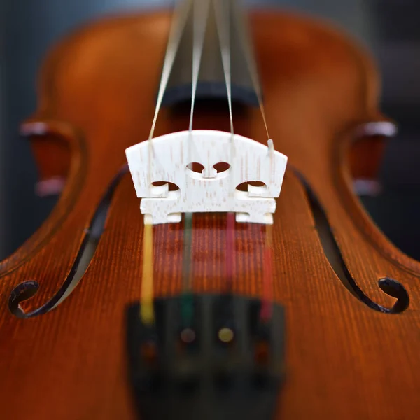 Geige Vintage Stil Mit Geringer Schärfentiefe Und Selektivem Fokus Auf — Stockfoto