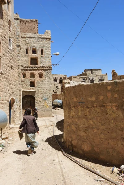 Habbabah Yemen March 2010 Unidentified Children Shown Street Early Age — Stock Photo, Image