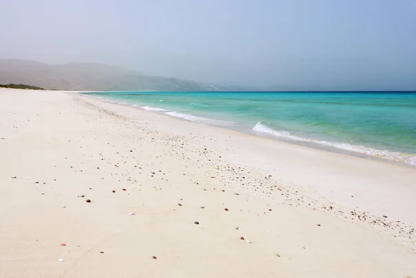 Beautiful Ras Shuab Beach Socotra Unesco World Heritage Site 2008 — Stock Photo, Image