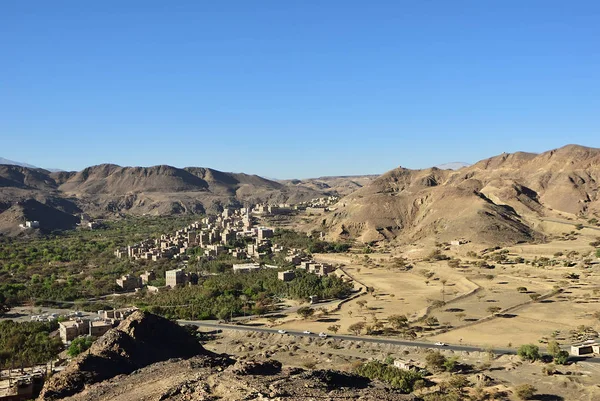 Typisk Jemenitiska Landskap Närheten Huvudstaden Sanaa — Stockfoto