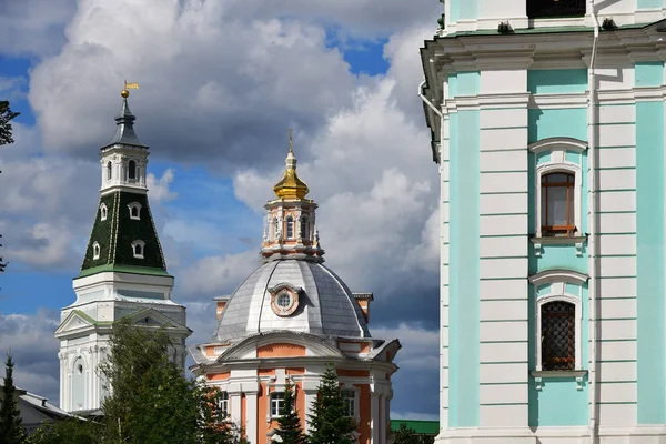 Kyrkan Smolensk Moder Gud Hodegetria Trinity Lavran Sankt Sergius Den — Stockfoto