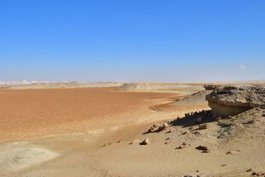 Sahara çöl, Batı çöl, Ain Khadra, Ain el-Wadi, Mısır. Afrika