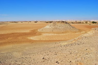 Sahara çöl, Batı çöl, Ain Khadra, Ain el-Wadi, Mısır. Afrika