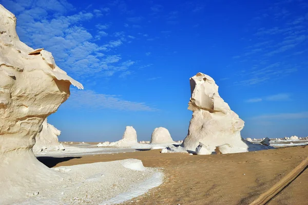 Prachtige Woestijn Landschap Abstracte Aard Rotsformaties Aka Sculpturen Western White — Stockfoto