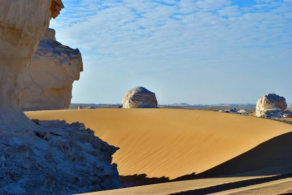 Hermoso Paisaje Con Las Formaciones Piedra Caliza Desierto Blanco Occidental — Foto de Stock