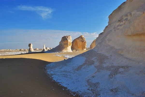 Beautiful Abstract Nature Rock Formations Aka Sculptures Western White Desert — Stock Photo, Image