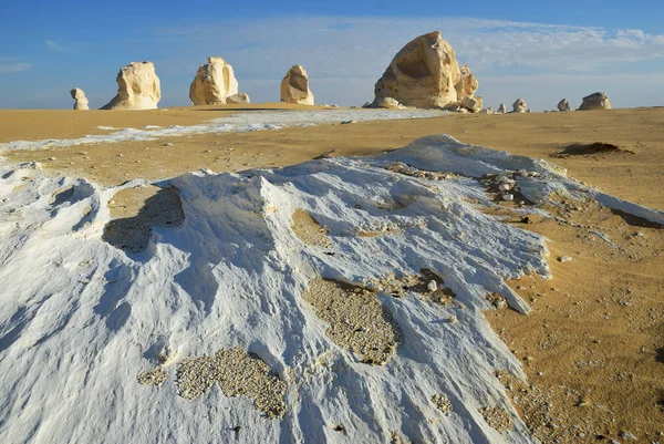 Western Beyaz Çöl Sahara Güzel Manzara Mısır Afrika — Stok fotoğraf