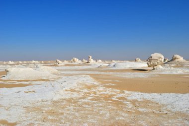 Western beyaz çöl, Sahara çöl güzel manzara. Mısır