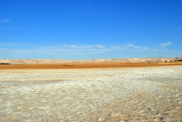 Панорамный Вид Пустыню Сахара Рядом Оазисом Дахла Египте Сахара Африка — стоковое фото