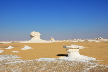 Western beyaz çöl, Sahara güzel manzara. Mısır