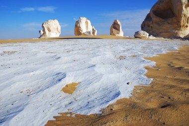 Western beyaz çöl, Sahara güzel manzara. Mısır